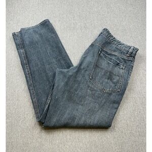 Island Soft Jeans Mens 36x32 Blue Denim‎ Pants Straight Leg Regular Fit